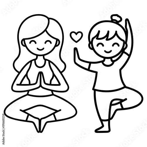 A girl and a little boy sitting together in a cute scene