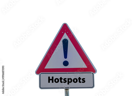 Wallpaper Mural Sign Hotspots isolated Torontodigital.ca