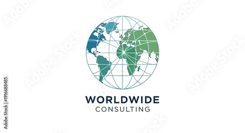 Worldwide Consulting Global Business Strategy Logo.
