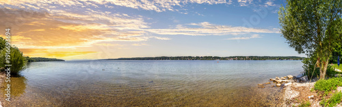 Panel kuchenny z motywem Schliersee, Bayern, Deutschland 