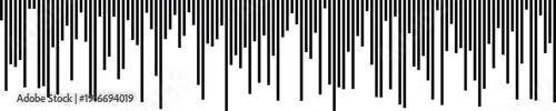 Abstract vertical lines cascading downwards on a white background, representing data flow