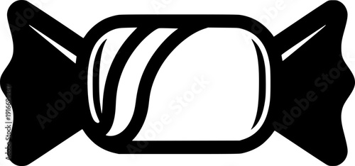 candy icon silhouette line art vector illustration with a white background
