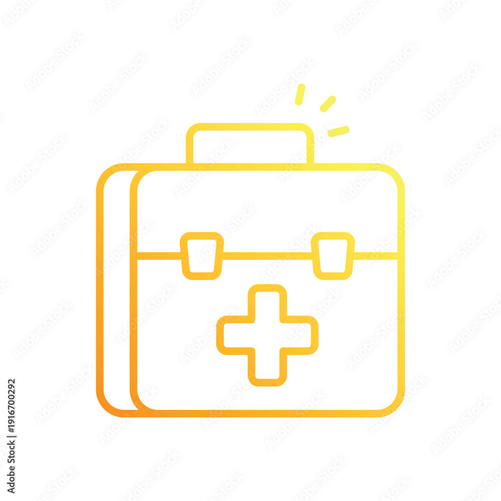 Fototapeta premium First Aid Kit vector icon