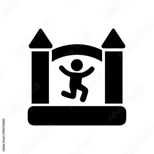 Inflatable Bouncy Castle Fun Icon
