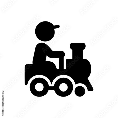 Miniature Trackless Train Ride Icon