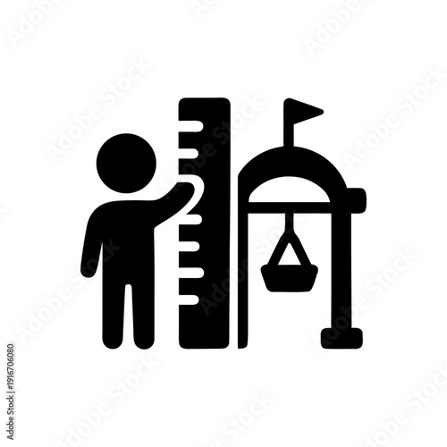Fotografie Minimum Ride Height Requirement Icon