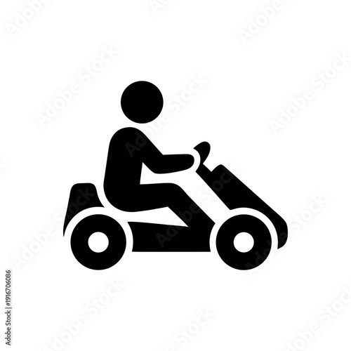 Go Kart Racing Track Icon