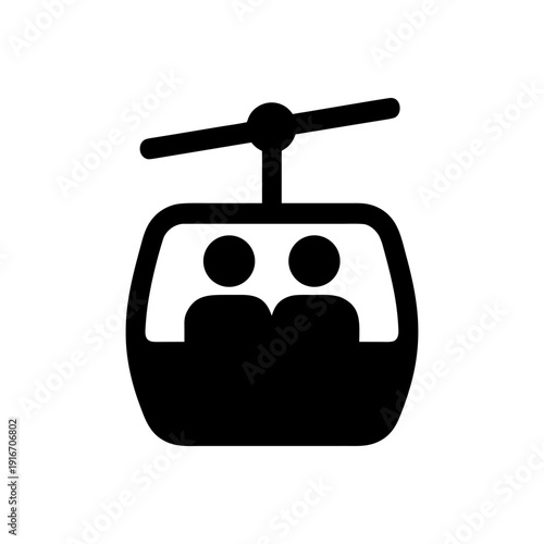 Scenic Aerial Cable Car Ride Icon