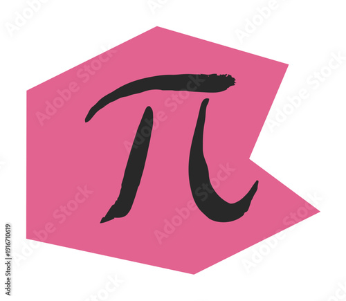 Large greek letter pi for mathematics and science