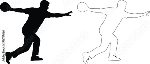 Athlete demonstrating bowling and diving techniques for dynamic physical training