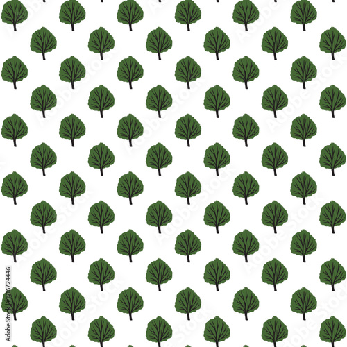 mixed seamless pattern, tree leaf animals etc
