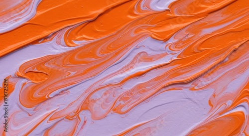 Wallpaper Mural Orange and Purple Paint Swirls Torontodigital.ca