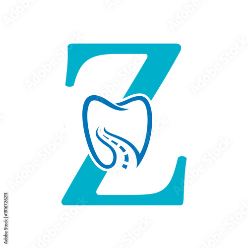  Dental Logo Combine With Letter Z Vector Template