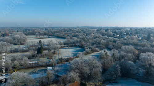 Agricultural mill estate with pond just outside Frankfurt