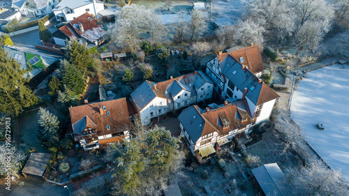 Agricultural mill estate with pond just outside Frankfurt