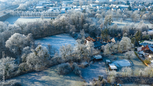 Agricultural mill estate with pond just outside Frankfurt