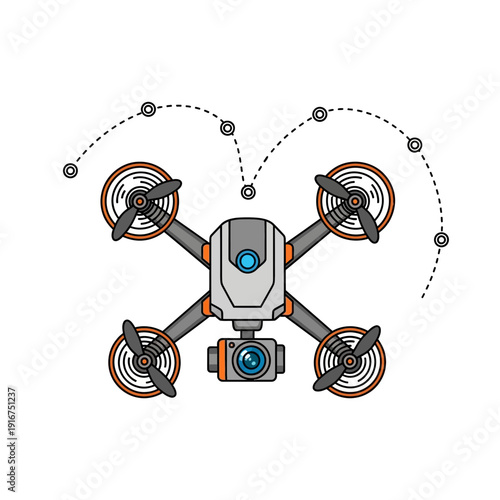 Quadcopter Drone with Camera