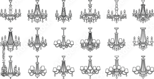 Elegant chandelier designs, crystal lighting, ornate lamps, interior decoration, luxury home decor, vintage style, modern chandelier, decorative ceiling lights