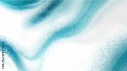 Vector Abstract flowing turquoise art, portraying fluid design with gradient and artistic style Design