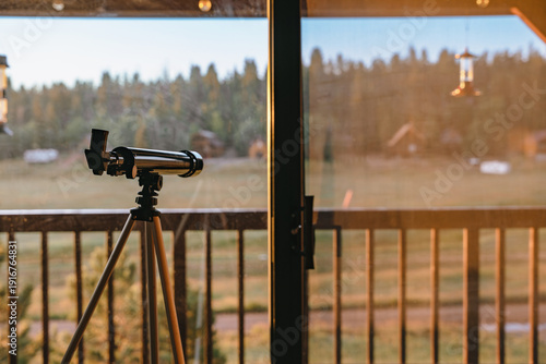 Cabin Telescope For Stargazing And Wildlife Viewing
