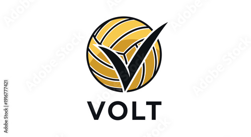 Dynamic Volt logo featuring stylized volleyball and prominent checkmark design.