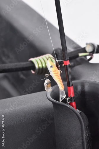 Ice fishing for yellow perch 