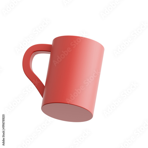 3D Illustration of Coffee Mug Icon