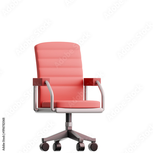 3D Illustration of Desk Chair Icon