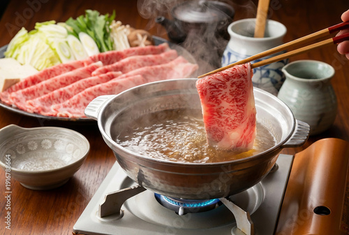 牛しゃぶしゃぶ鍋