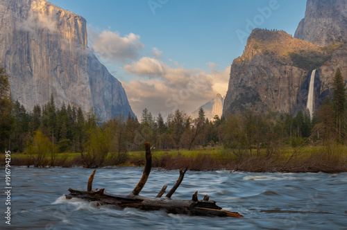 El Capitan, Merced River and Bridal Veil Falls