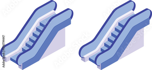 Washing Brush Outline Icon Set Cleaning Tool Illustration