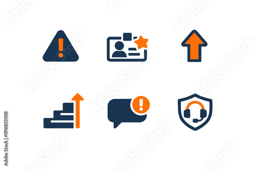 Generation ladder simple letters image icon support white no triangle scalable vector