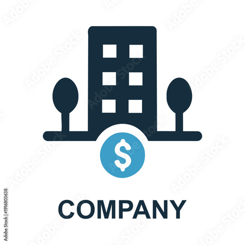 Corporate Foundation: An emblematic visual representing a company's financial strength and architectural presence.