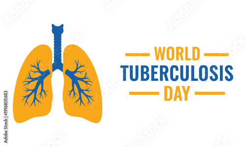 World tuberculosis day awareness illustration
