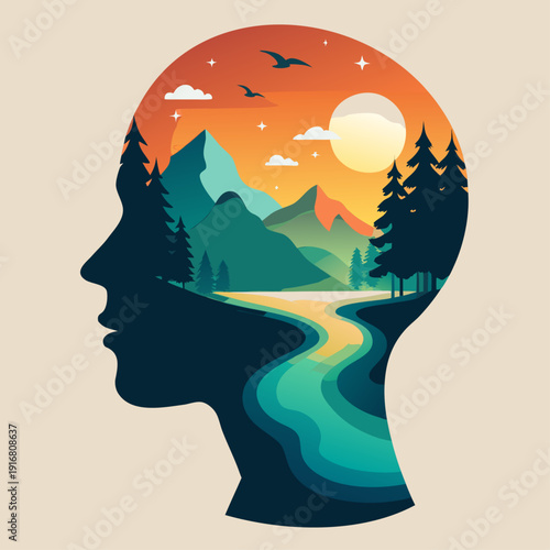 Inner peace, imagination, mental health, connection with nature, mindfulness.