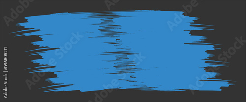 Abstract dark background with a single curved blue light streak