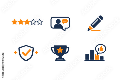 Simple white rated scalable image icon tutor generation trophy vector student summary