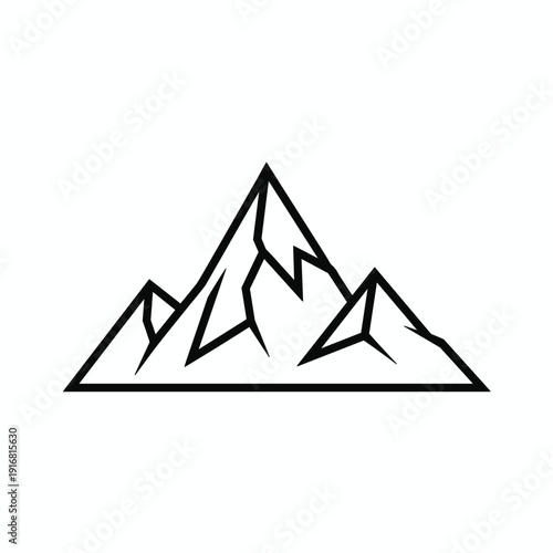 Vector illustration of pyramids of Giza in Egypt with desert landscape and sun