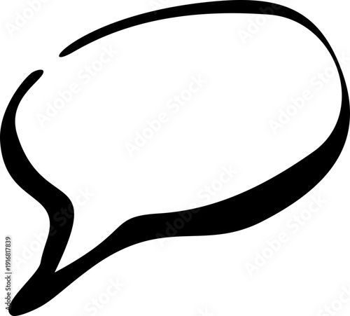 Hand Drawn Speech Bubble Doodle