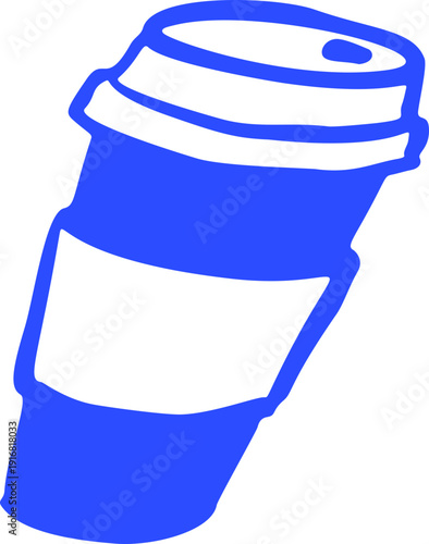 Doodle Coffee Cup Hand Drawn