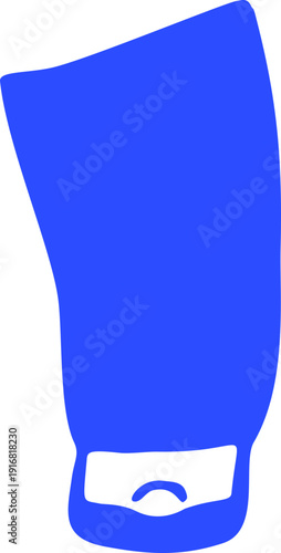 Cream Tube Flat Icon