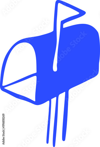 Hand Drawn Mailbox Doodle