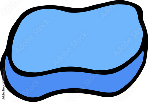 Cartoon Sponge Hand Drawn