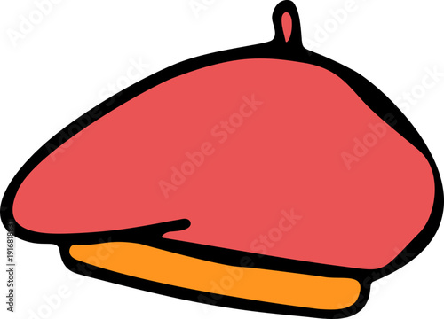 Doodle Beret Hat