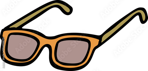 Hand Drawn Cartoon Sunglasses