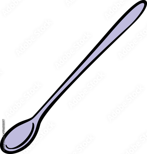 Long Spoon Doodle Icon