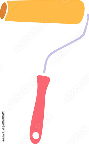 Hand Drawn Paint Roller Tool