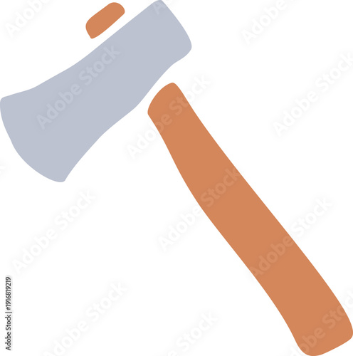 Simple Flat Axe Icon