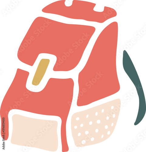 Abstract Cutout Backpack