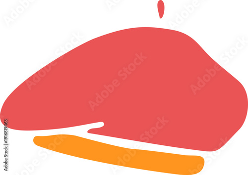 Hand Drawn French Beret